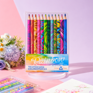 triangle rainbow pencil